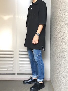 「TOMMY HILFIGER」｜「アイテム（財布/小物）」を使った、あきの。さん（メンズ・170cm）の夏コーディネート