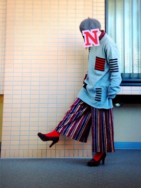 「CHEAP MONDAY（チープマンデイ）のアイテム（ニット/セーター）」を使った、mrs.nicolmicalsさん（レディース・156cm）の冬コーディネート