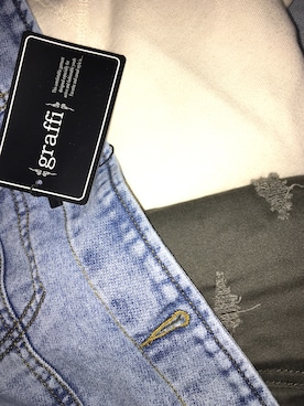 「GRAFFITI（グラフティ）のアイテム」を使った、あっぷるさん（レディース・157cm）の春コーディネート