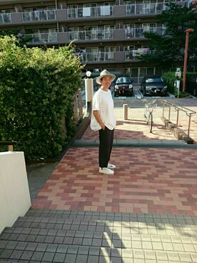 沼っち&ねねさん(メンズ・184cm)の夏コーディネート