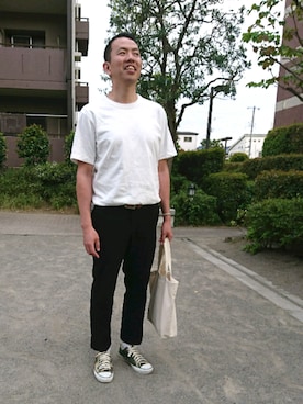 沼っち&ねねさん（メンズ・184cm）の春コーディネート