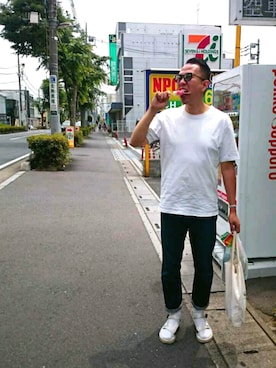 沼っち&ねねさん（メンズ・184cm）の夏コーディネート