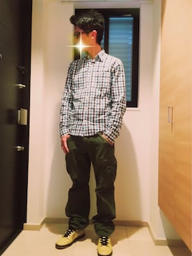 「TMT（ティーエムティー）のアイテム（アクセサリー）」を使った、かっしーさん（メンズ・174cm）の冬コーディネート