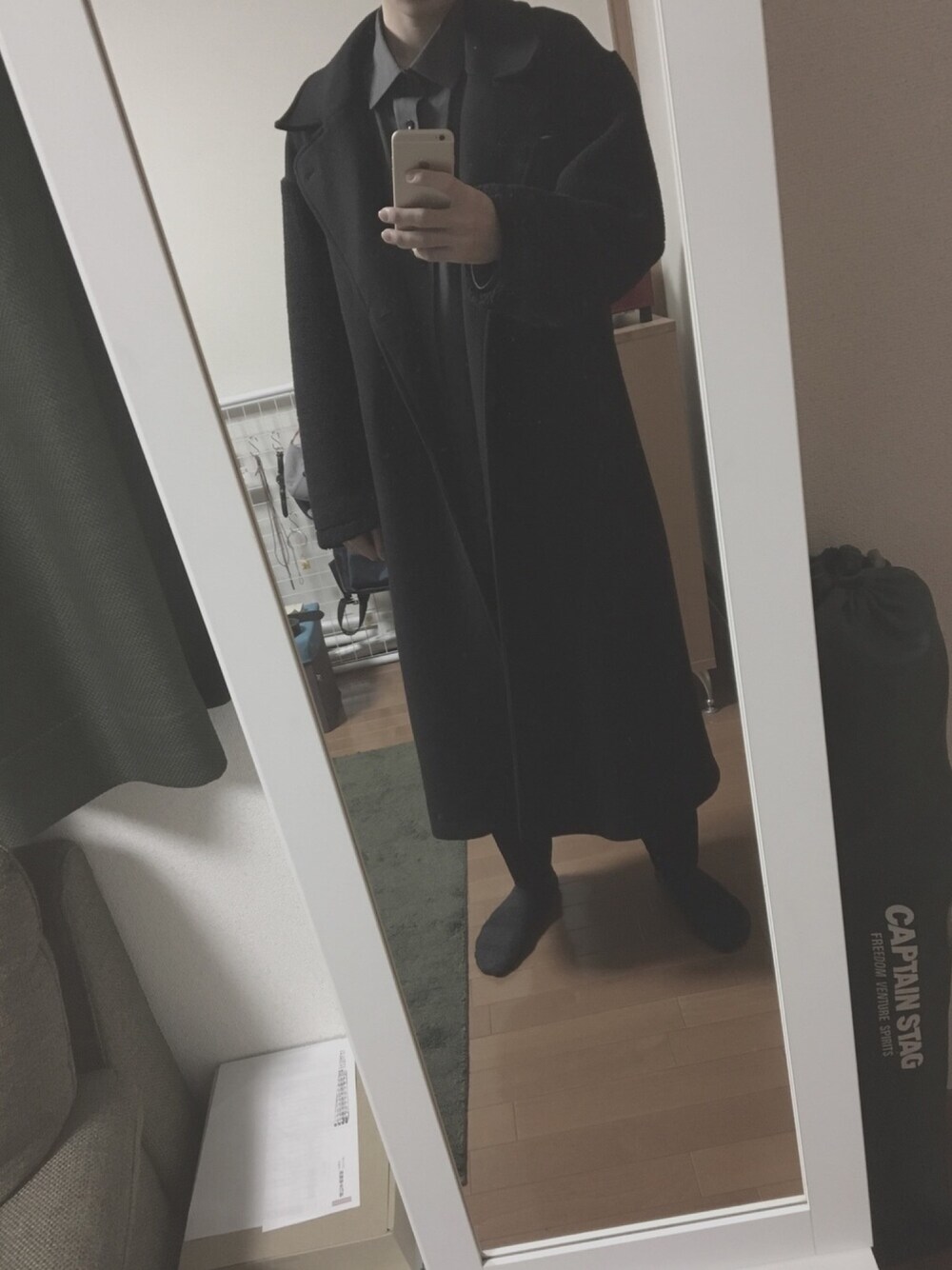 「wearhalloween2017」｜「古着のアイテム（シャツ/ブラウス、グレー系）」を使った、ウッディさん（メンズ・175cm）の秋コーディネートの1枚目の写真