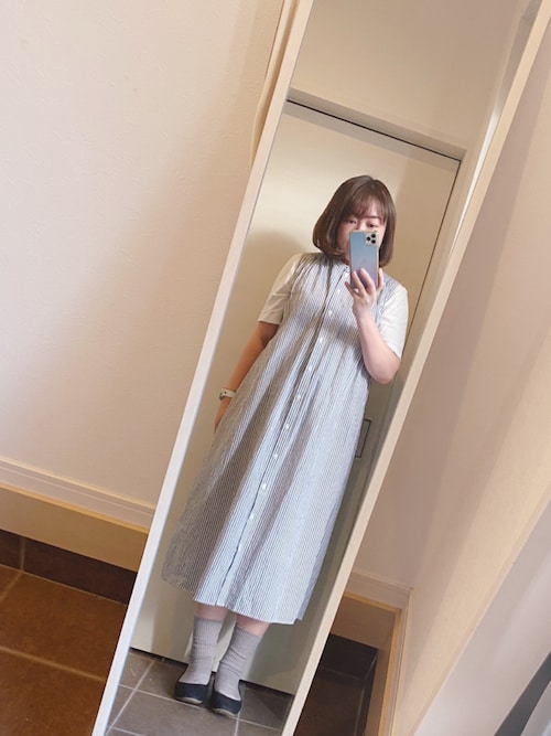 Mame105 無印良品のtシャツ カットソーを使ったコーディネート Wear