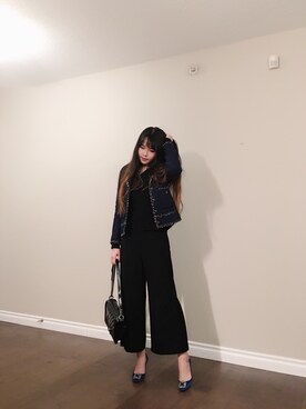「pumps」｜「アイテム（ジャケット/アウター）」を使った、Charlotteeeさん（レディース・160cm）の冬コーディネート
