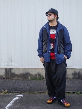 「C.E（シーイー）のアイテム（ジャケット/アウター）」を使った、 Yukiさん（メンズ・180cm）の秋コーディネート