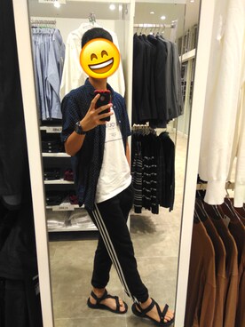 「ショッピング」｜「アイテム（アナログ腕時計）」を使った、Unknown KZさん（メンズ・173cm）の夏コーディネート