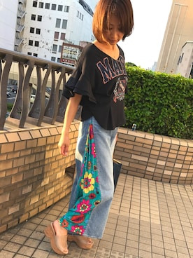 「MOUSSY（マウジー）のアイテム」を使った、あっこさん（レディース・157cm・40代）の夏コーディネート