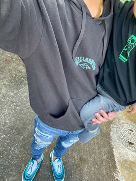 「BILLABONG（ビラボン）のアイテム（ジャケット/アウター）」を使った、km3nさん（メンズ・168cm）の春コーディネート