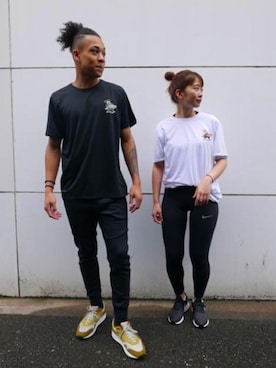 「ジョガーパンツ」｜Marcus Hoshinoさん（メンズ・180cm）の夏コーディネート