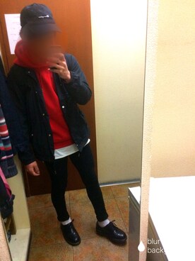 明河原ほのめさん(メンズ・170cm)の春コーディネート
