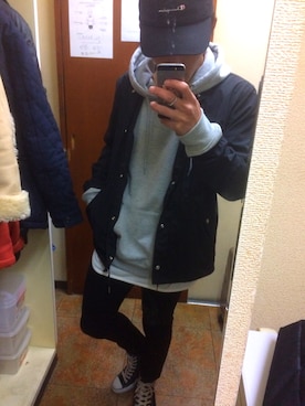 明河原ほのめさん(メンズ・170cm)の春コーディネート