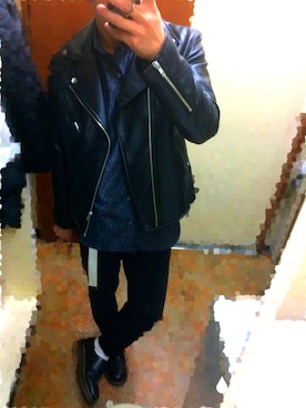 明河原ほのめさん（メンズ・170cm）の春コーディネート