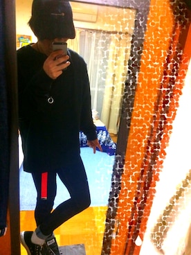 明河原ほのめさん（メンズ・170cm）の春コーディネート