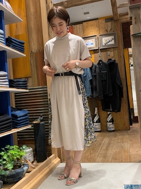 「デンハム」｜minamiさん（レディース・158cm）の夏コーディネート