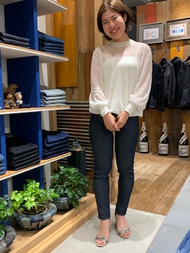 「デンハム」｜minamiさん（レディース・158cm）の夏コーディネート