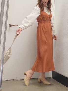 rina momiuraさん（レディース・157cm）の冬コーディネート