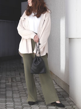 rina momiuraさん（レディース・157cm）の春コーディネート