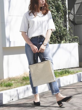 rina momiuraさん（レディース・157cm）の夏コーディネート