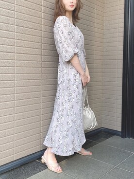 rina momiuraさん（レディース・157cm）の夏コーディネート