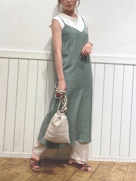 rina momiuraさん（レディース・157cm）の夏コーディネート