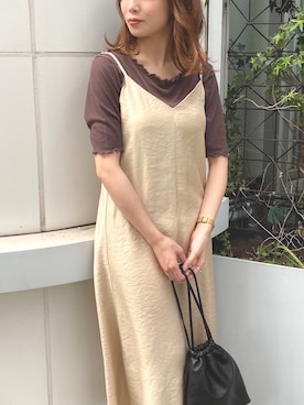 rina momiuraさん（レディース・157cm）の夏コーディネート