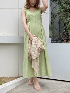 rina momiuraさん（レディース・157cm）の夏コーディネート