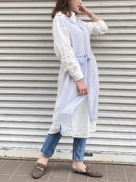 rina momiuraさん（レディース・157cm）の夏コーディネート