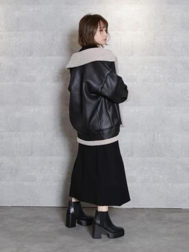 rina momiuraさん（レディース・157cm）の秋コーディネート
