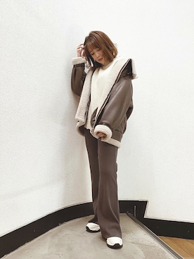 rina momiuraさん（レディース・157cm）の秋コーディネート