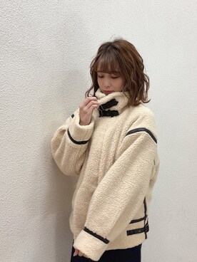 rina momiuraさん（レディース・157cm）の冬コーディネート