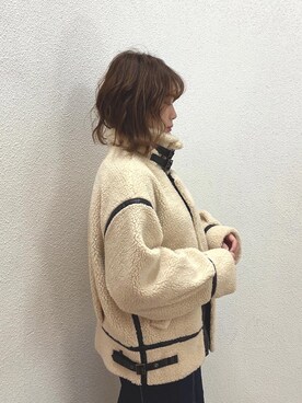 rina momiuraさん（レディース・157cm）の冬コーディネート