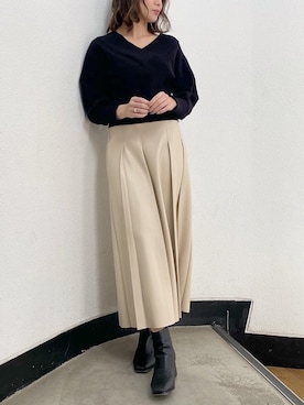 rina momiuraさん（レディース・157cm）の冬コーディネート