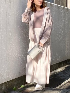 rina momiuraさん（レディース・157cm）の冬コーディネート