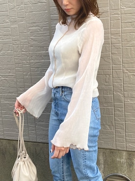 rina momiuraさん（レディース・157cm）の春コーディネート