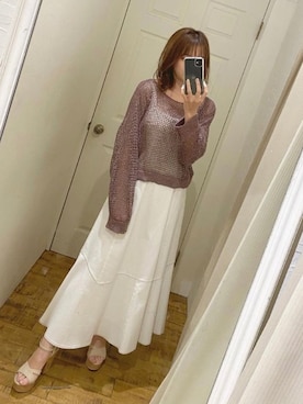 rina momiuraさん（レディース・157cm）の春コーディネート