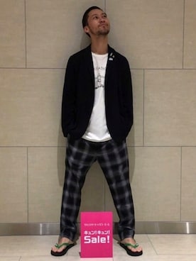Kazuki Kawaharadaさん(メンズ・172cm)の夏コーディネート