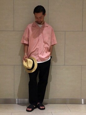 Kazuki Kawaharadaさん（メンズ・172cm）の夏コーディネート