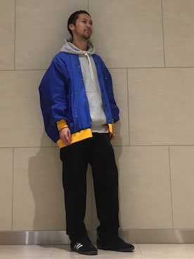 Kazuki Kawaharadaさん（メンズ・172cm）の秋コーディネート