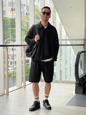 「MADDEN（メデン）のアイテム」を使った、Kazuki Kawaharadaさん（メンズ・173cm）の夏コーディネート