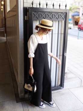 「CONVERSE（コンバース）のconverse（コンバース） ALL STAR OX（オールスターOX）（スニーカー）」を使った、micoronさん（レディース・167cm）の春コーディネート