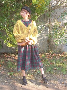 「シンプルおしゃれが好き」｜micoronさん（レディース・167cm）の秋コーディネート