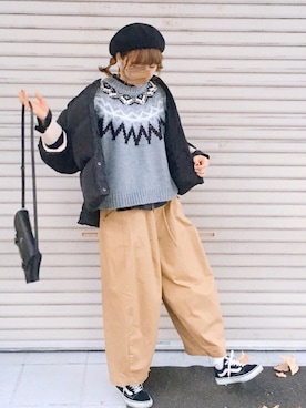 micoronさん（レディース・167cm）の冬コーディネート