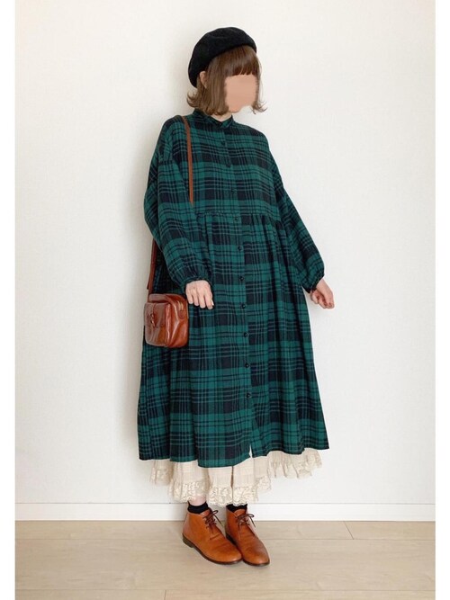 Micoron Merlotのシャツワンピースを使ったコーディネート Wear