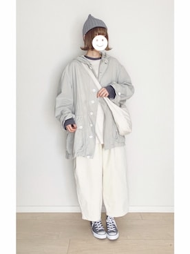 「LookUp（ルックアップ）のアイテム」を使った、micoronさん（レディース・167cm）の秋コーディネート