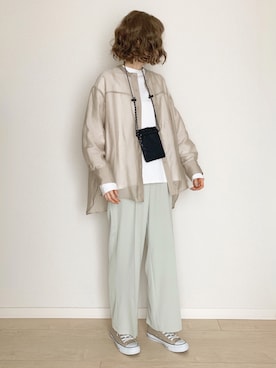 「クルクルヘアー」｜micoronさん（レディース・167cm）の春コーディネート