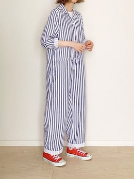 「アイテム（ルームウェア/パジャマ）」を使った、micoronさん（レディース・167cm）の夏コーディネート