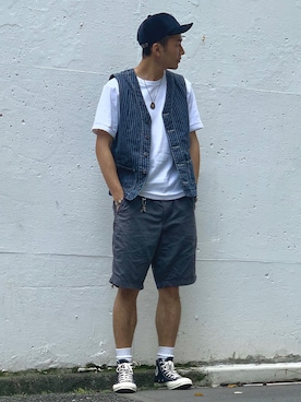 Schott ウォバッシュ ベスト XL Schott/ショット/OLD HICKORY VEST/オールドヒッコリー ベスト
