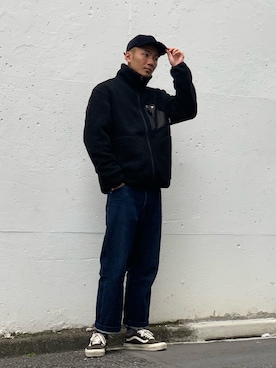 「アイテム（ブルゾン）」を使った、chin shi iさん（メンズ・176cm・20代）の秋コーディネート
